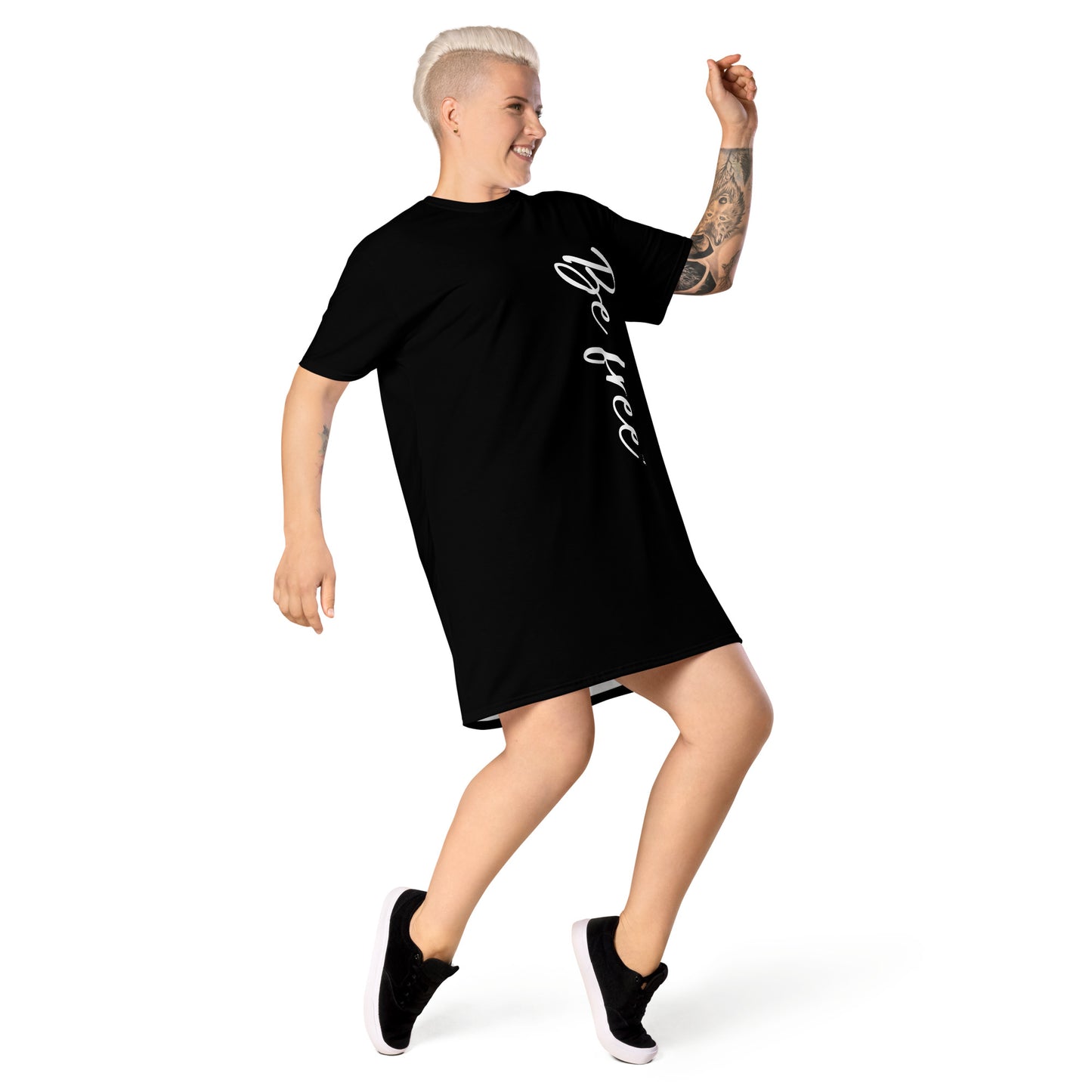 Be free T-shirt dress