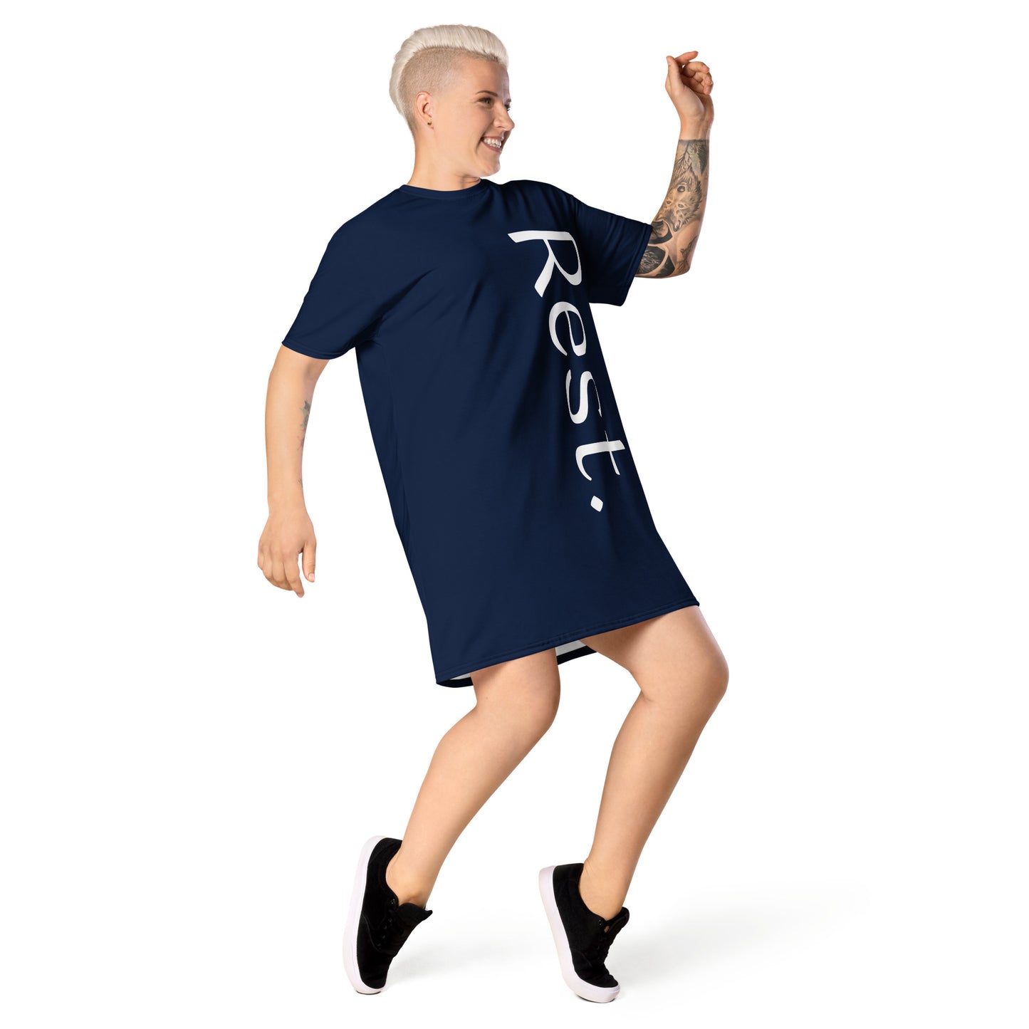 Rest. T-shirt dress (Navy)
