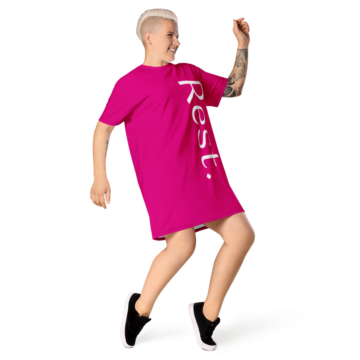 Rest. T-shirt dress (purple)