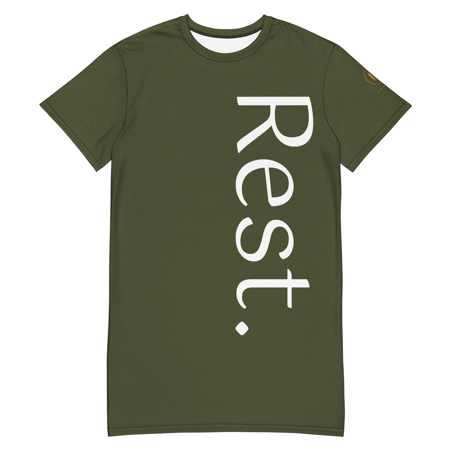 Rest. T-shirt dress (olive)