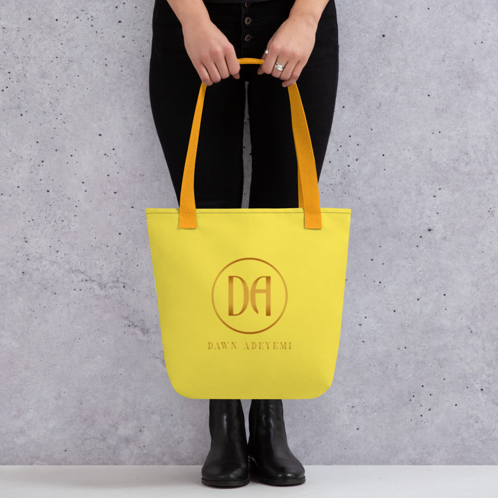 Be free tote bag (lemon)