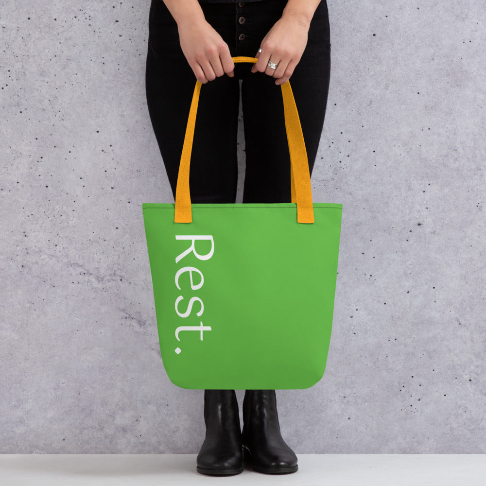 Rest. tote bag (spring green)