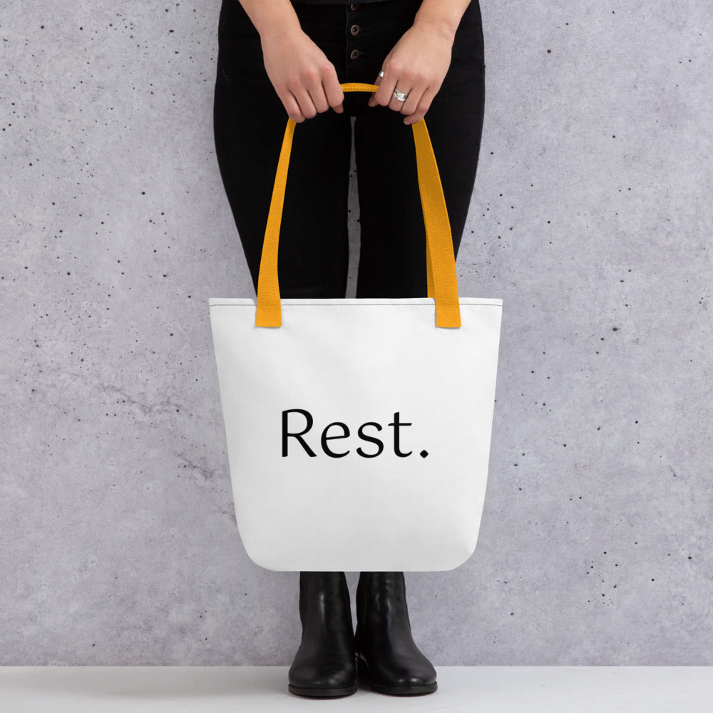 Rest. tote bag