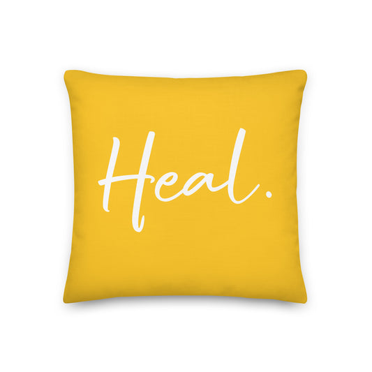 Heal. Premium Pillow (yellow)