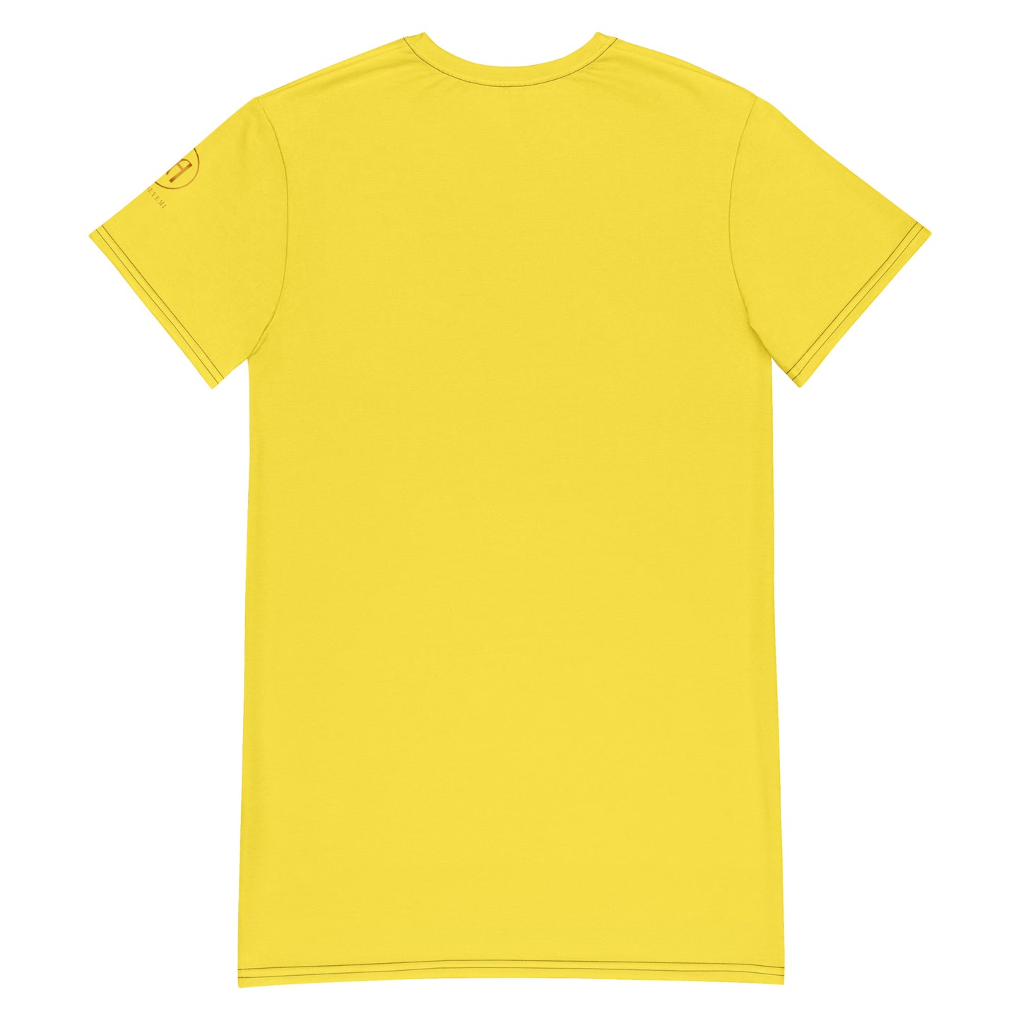 Be free T-shirt dress (yellow)