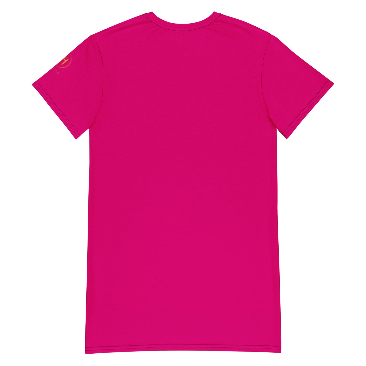Be free T-shirt dress (hot pink)