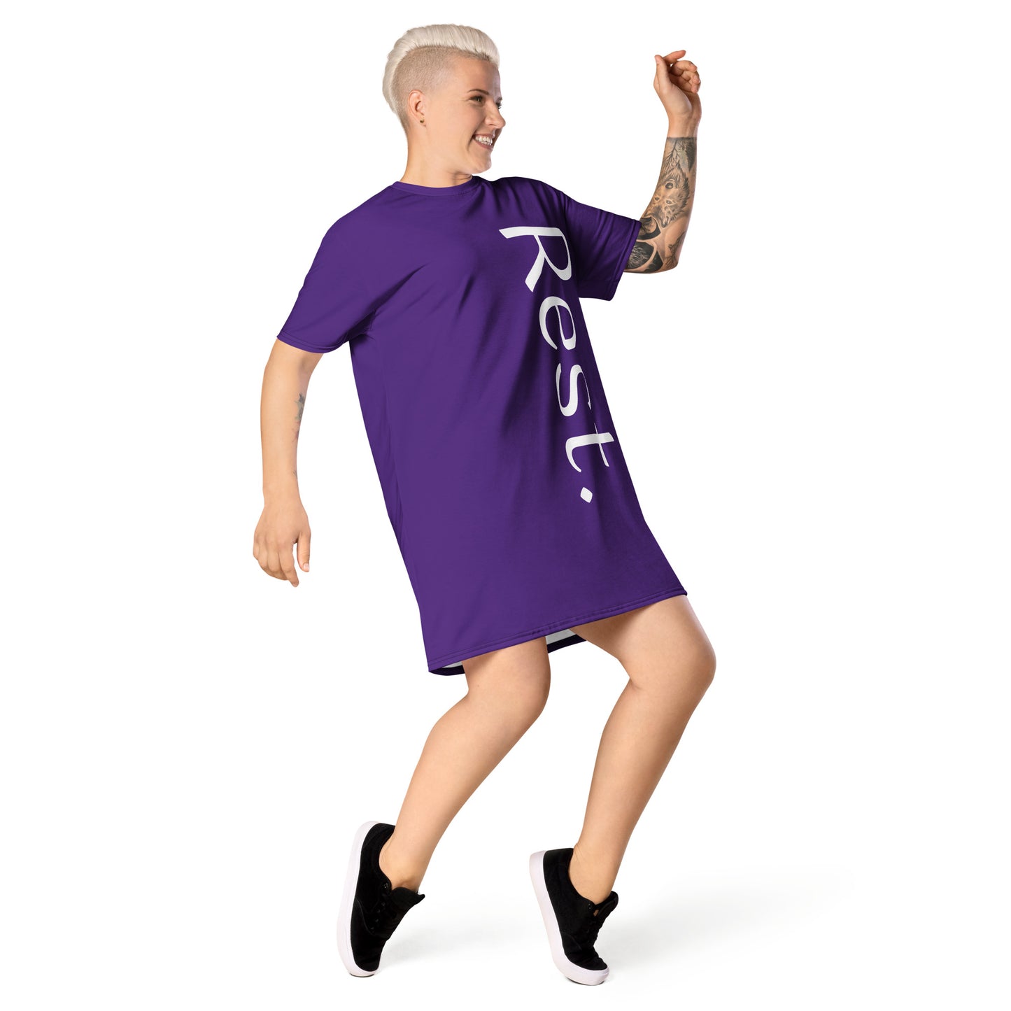 Rest. T-shirt dress (purple)