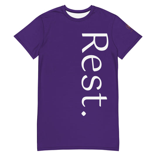 Rest. T-shirt dress (purple)