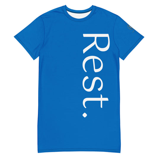 Rest. T-shirt dress (Royal Blue)