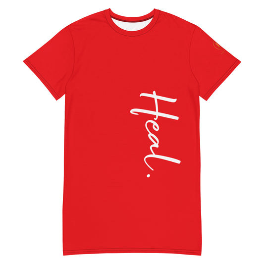 Heal. T-shirt dress (Red)