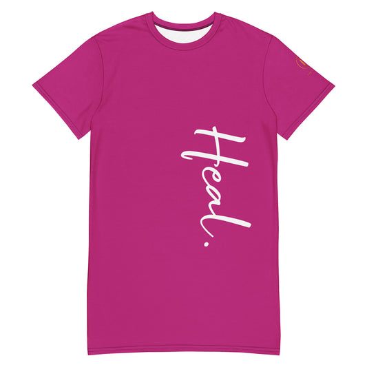 Heal. T-shirt dress (Berry)