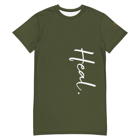 Heal. T-shirt dress (Olive)