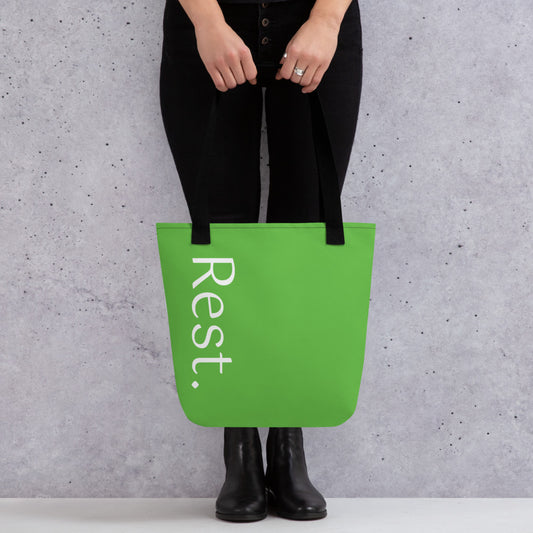 Rest. tote bag (spring green)