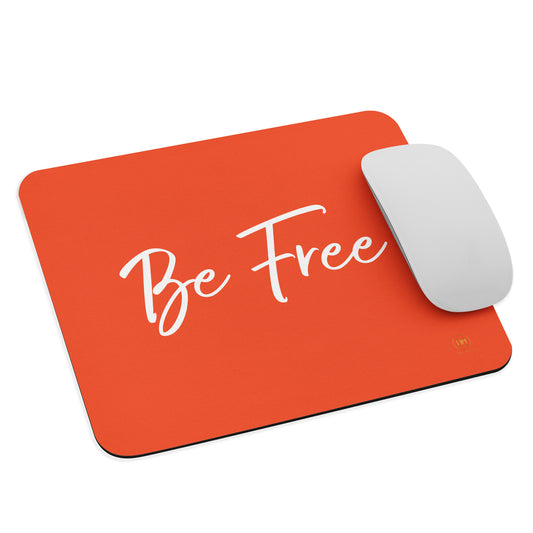 Be free Mouse pad (orange)