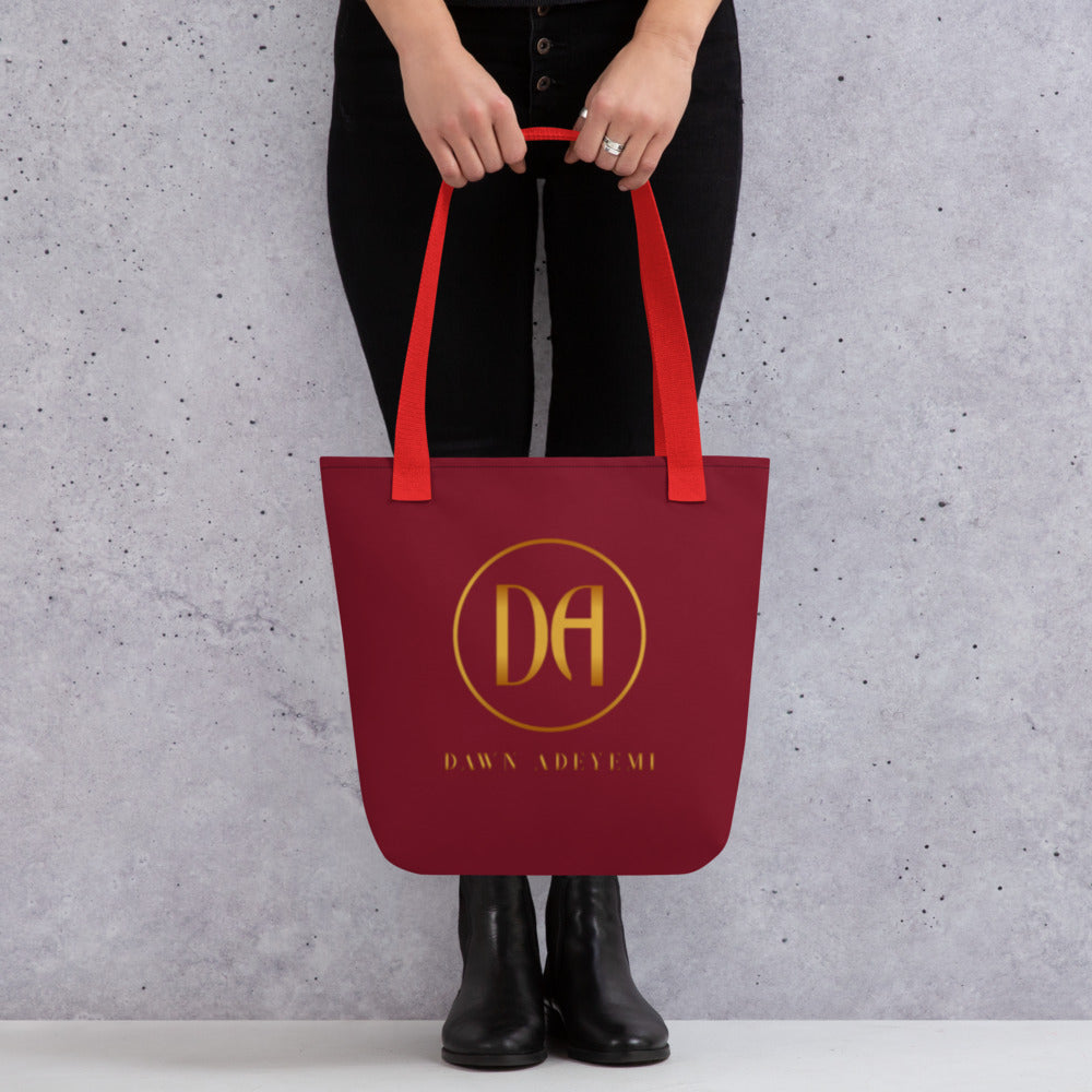 Heal. tote bag (burgundy)